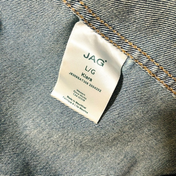 JAG Denim Jacket Size LG - Picture 4 of 5